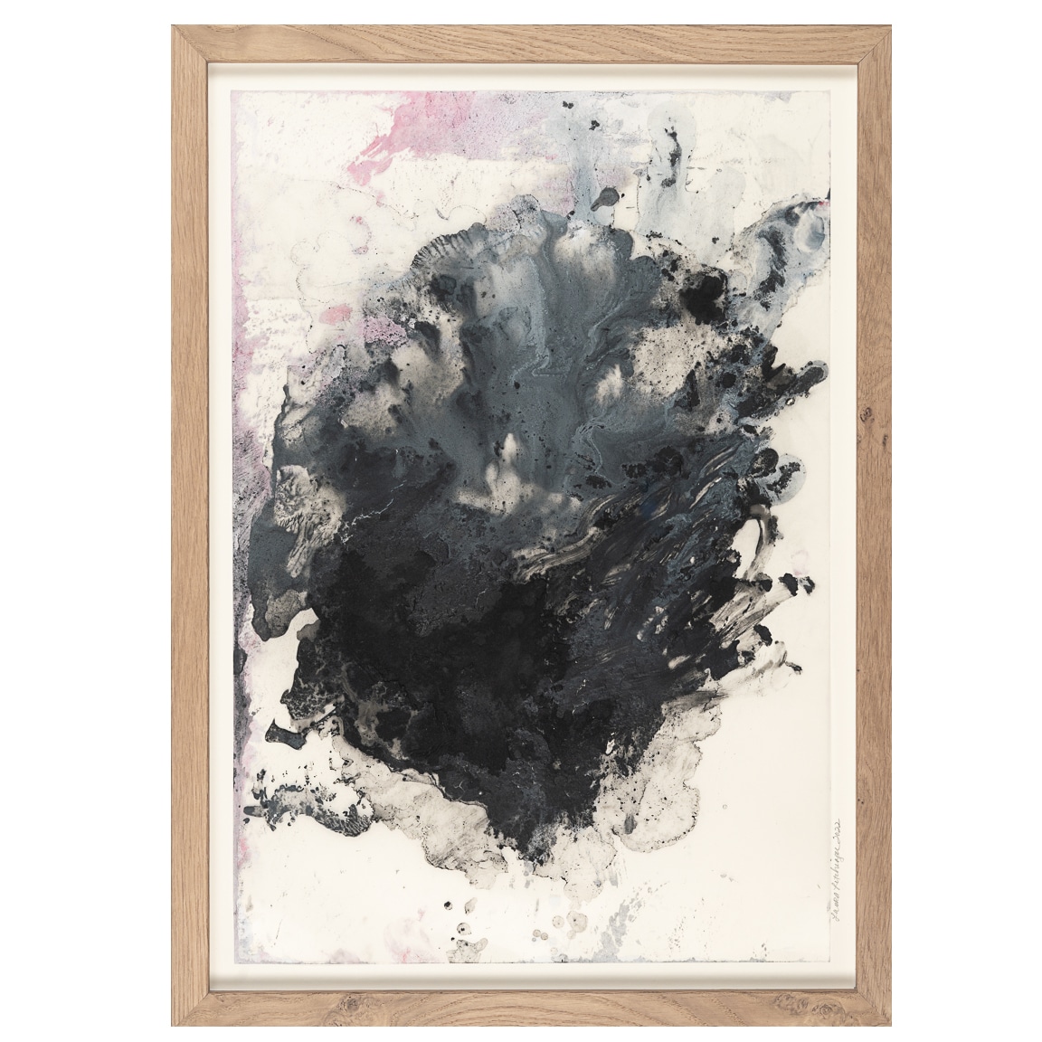 Cy Twombly inspired contemporary abstract expressionism painting by Los Angeles Artist Laura Letchinger SPRUNG 3 framed ig