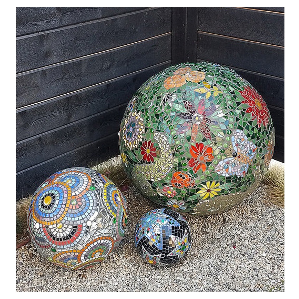 Piece By Piece Los Angeles Mosaic Spheres ig